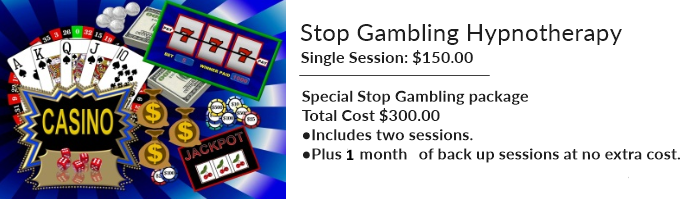 stop Gambling Hypnotherapy 150 plus 1Image